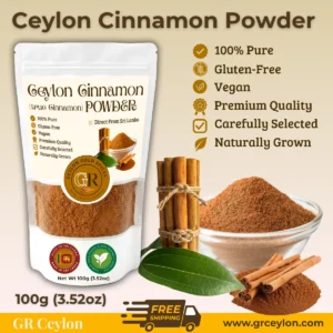 Ceylon Cinnamon Powder 100g (3.52oz) | 100% Natural Best Ceylon Cinnamon Powder From Sri lanka